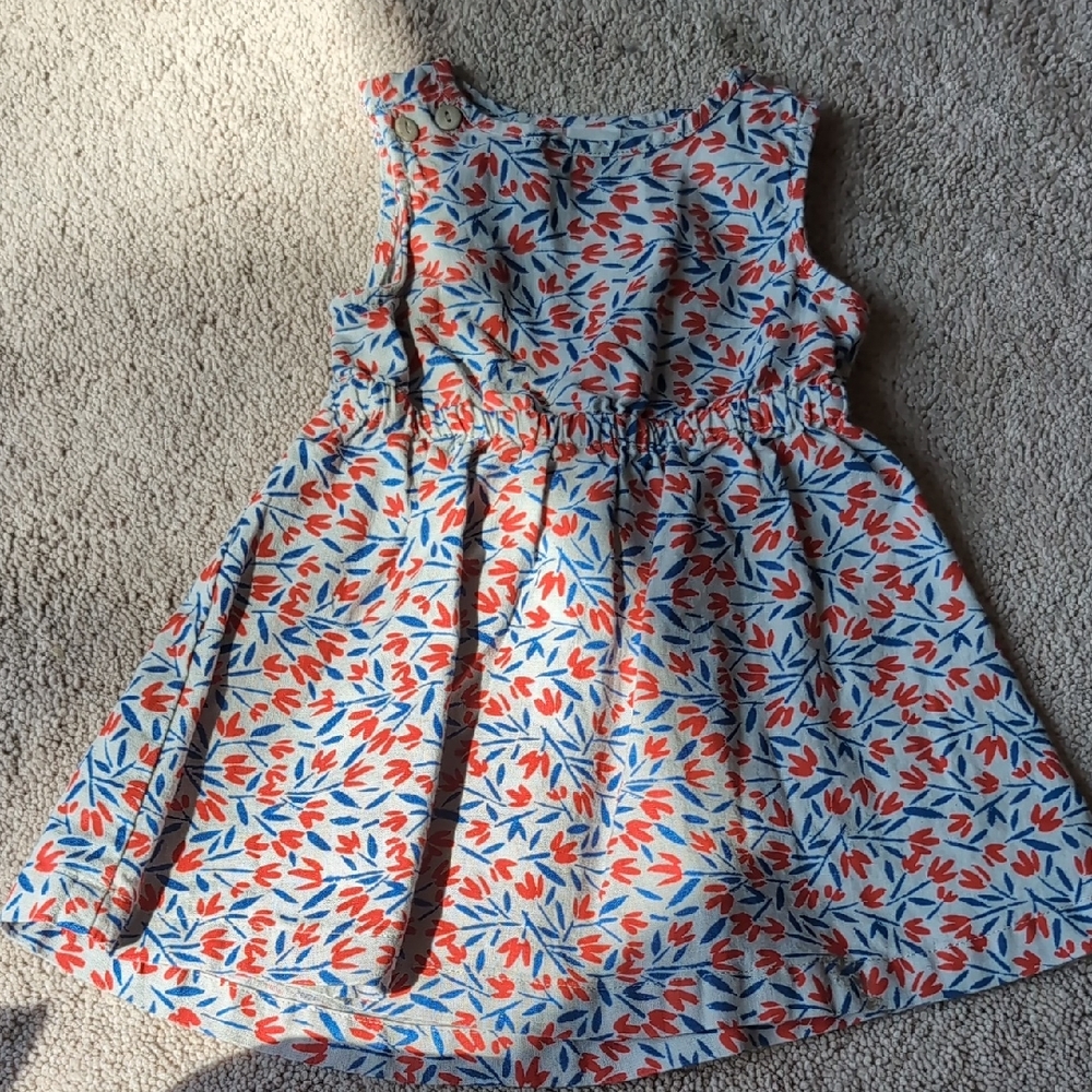 Old Navy Red and Blue Sleeveless Sundress